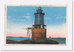 1936postcard018 * The Whale Rock Light, Narragansett Pier, RI (Jul 29, 1936) * 640 x 417 * (169KB)