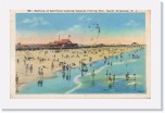 1936postcard069 * Bathing at Sportland Looking towards Fishing Pier, North Wildwood, NJ (Jul 14, 1936) * 640 x 405 * (195KB)
