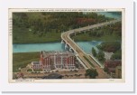 1936postcard071 * Aeroplane view of Hotel Van Curler and Great Western Gateway Bridge - Schenectady, NY (Jul 22, 1936) * 640 x 410 * (202KB)
