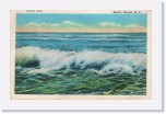 1937postcard072 * Rough surf, Beach Haven, NJ (Aug 16, 1937) * 640 x 405 * (189KB)