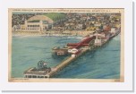 1938postcard007 * Looking from ocean, showing Atlantic City Auditorium and Convention Hall, Atlantic City, NJ (Aug 1, 1938) * 640 x 412 * (207KB)