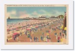 1938postcard082 * Boardwalk and beach scene, showing Young's Million Dollar Pier, Atlantic City, NJ (Aug 4, 1938) * 640 x 411 * (199KB)