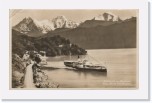 1938postcard084 * Beatenbucht am Thunersee, Eiger, Monch und Jungfrau - Interlaken, Switzerland (9-10 1938) * 640 x 402 * (147KB)
