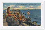 1959postcard111 * Fishing Off the Rock Jetty, Wildwood Crest, NJ (Jun 24, 1959) * 640 x 408 * (177KB)